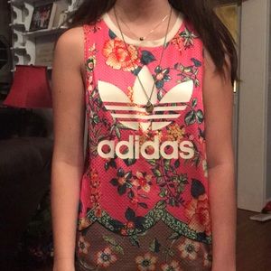Floral foil Adidas Jersey